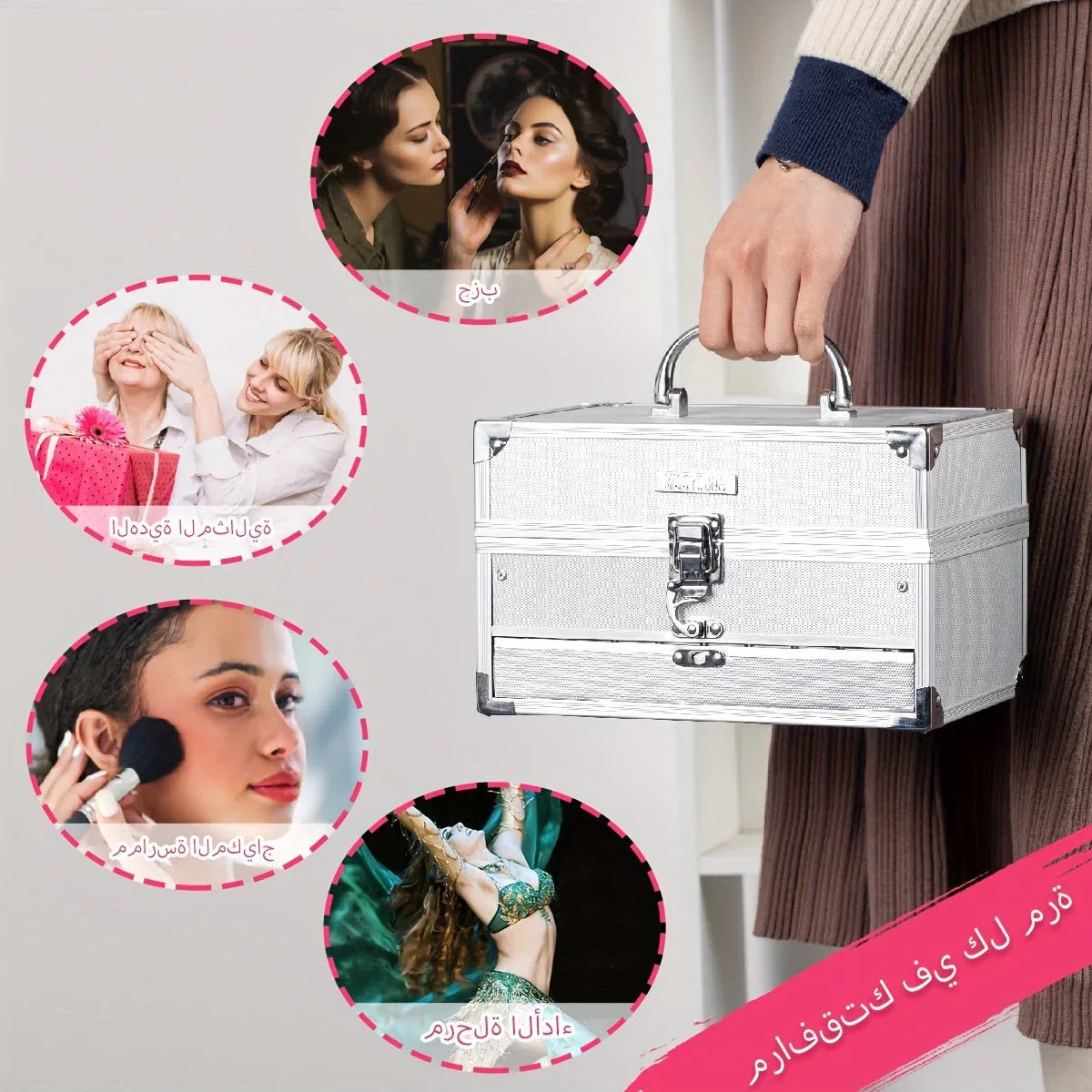 Professional Makeup Kit: Salon-Quality Full Face Beauty Set by Tidesmit Professional Makeup Kits Tidesmit