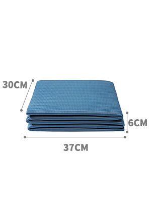 Good Nite Foldable Yoga Mat - TPE Non-Slip 183x61cm for Gym, Pilates & Travel, 0.6cm Thick