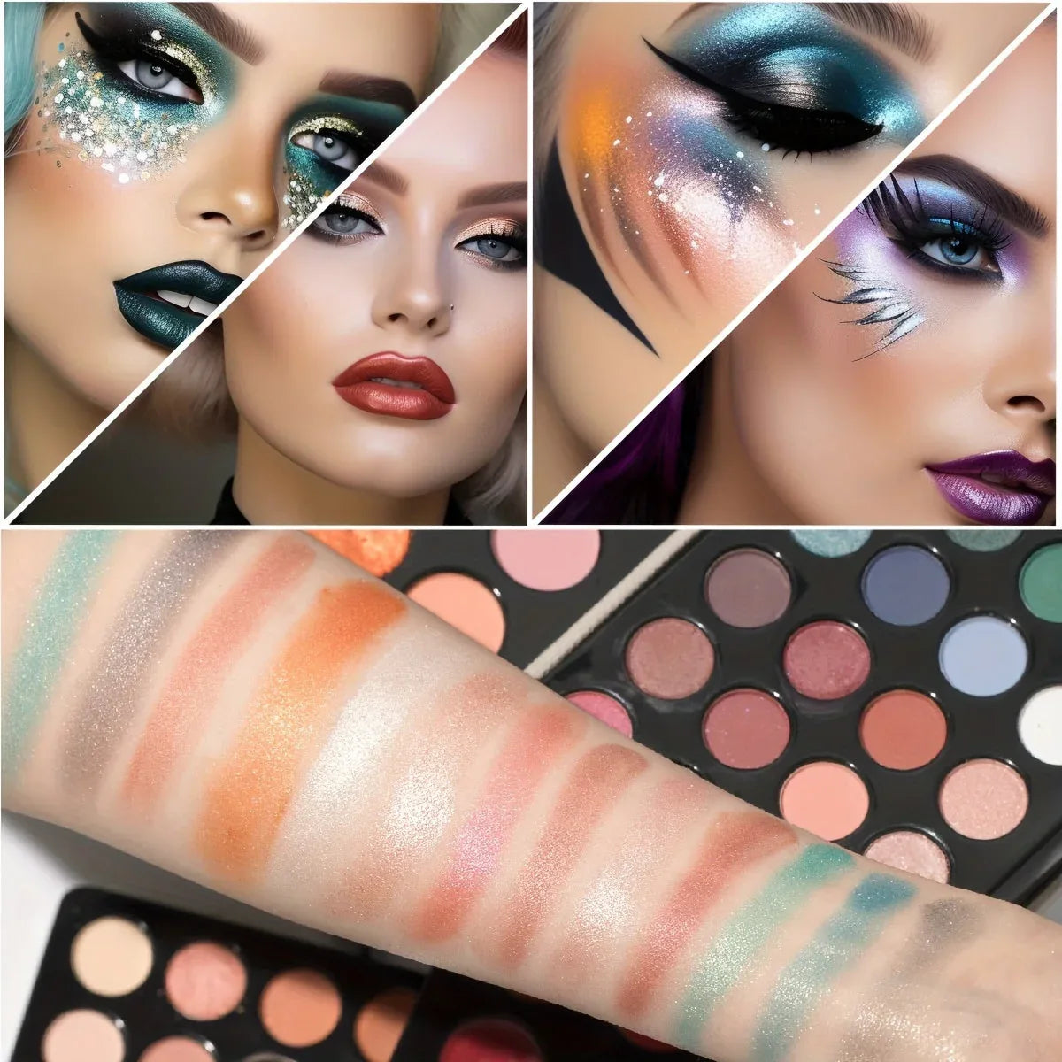 Professional Makeup Kit - Complete Cosmetic Set with Brushes and Tools Professional Makeup Kits Tidesmit