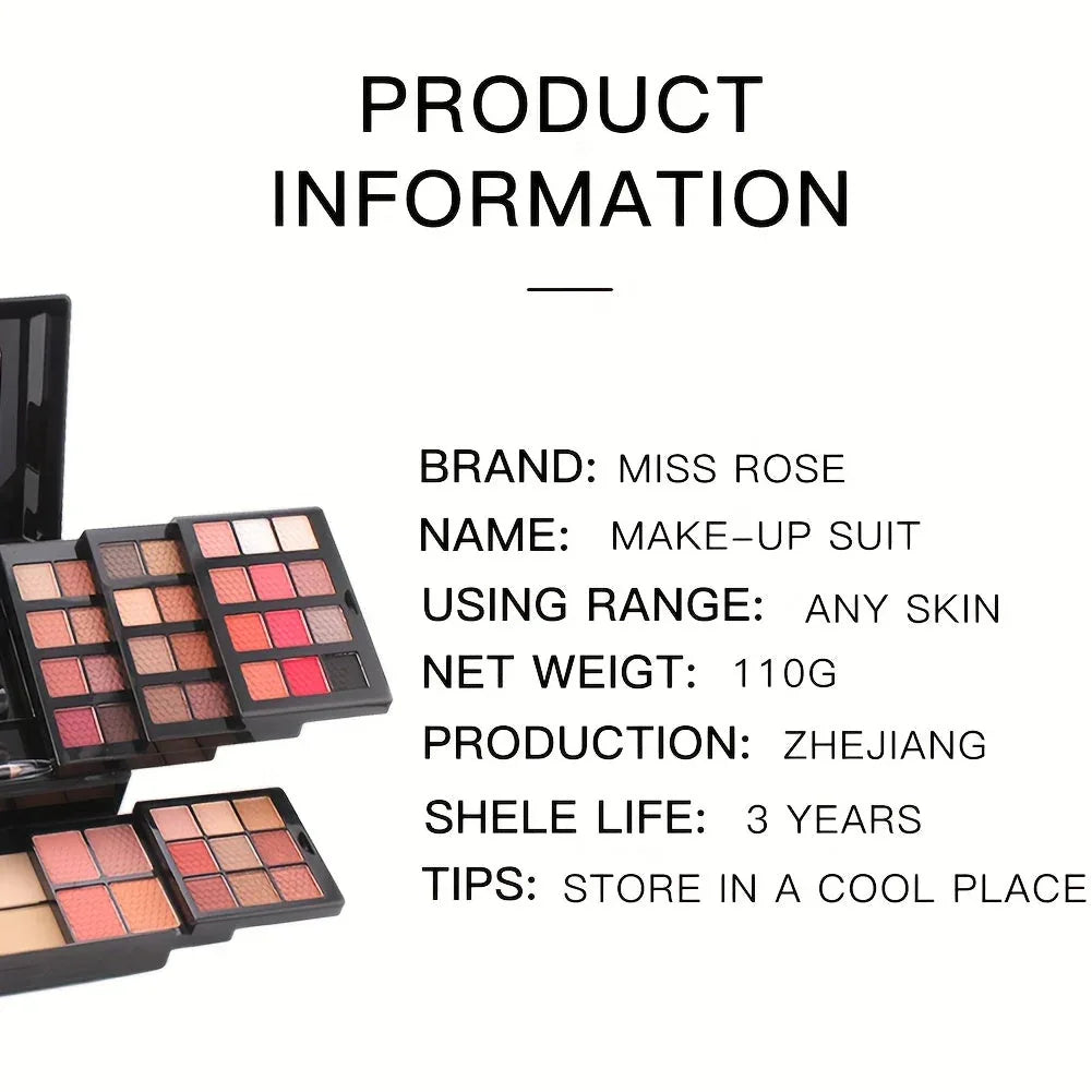Professional Makeup Kit 86 Color Palette | Matte & Satin Finish Professional Makeup Kits Tidesmit