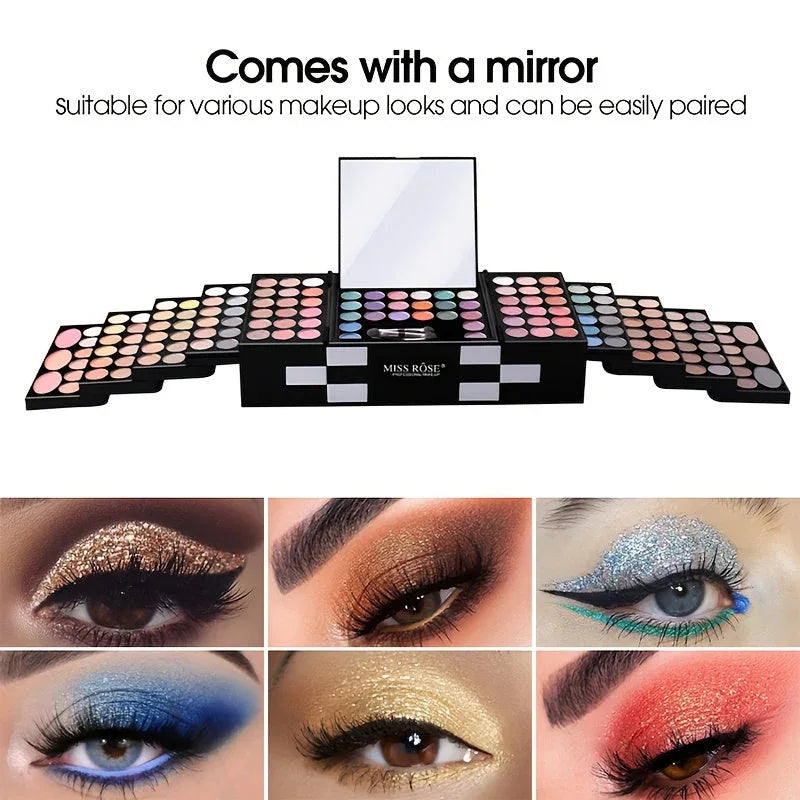 Professional Makeup Kit – 142 Color Eyeshadow and Blush Palette Professional Makeup Kits Tidesmit