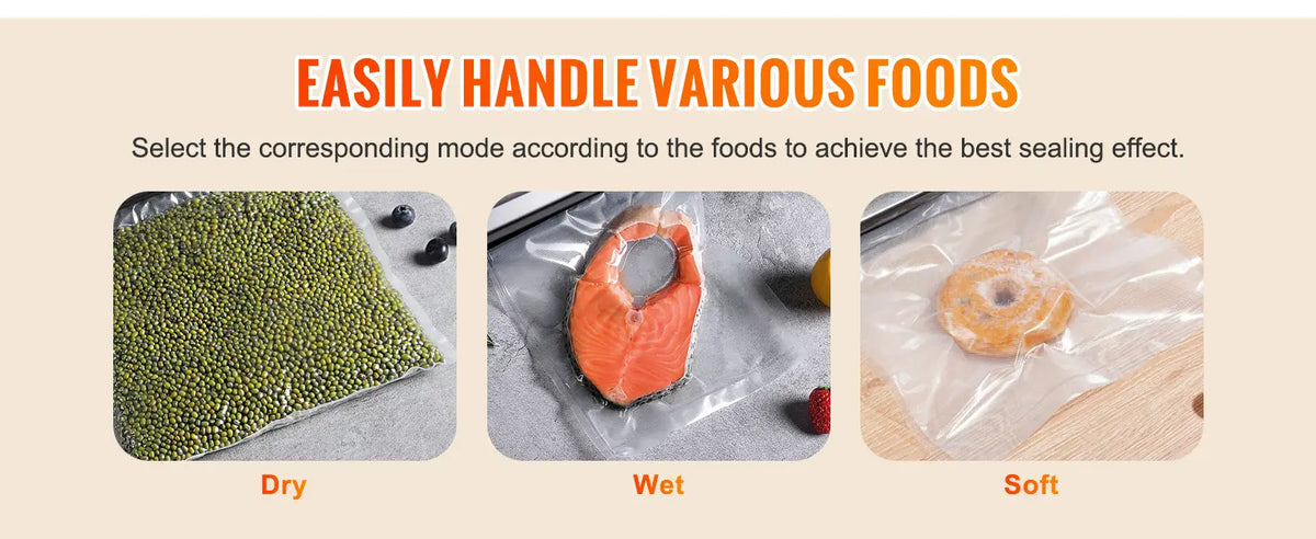 SucceBuy 130W 90Kpa Vacuum Sealer Machine